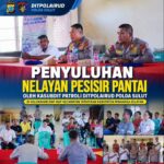 Wujudkan Keselamatan Dan Keamanan Laut, Ditpolairud Polda Sulut Gelar Penyuluhan Kepada Nelayan Pesisir