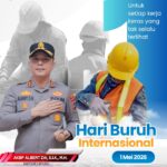 Apresiasi Polri untuk Pekerja, Kapolres Albert Zai: Kalian Pondasi Kemajuan Bangsa